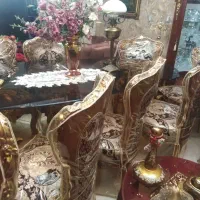 میز نهارخوری ۸نفره چوب گردو سلطنتی|میز و صندلی غذاخوری|تهران, آبشار تهران (دریاچه)|دیوار