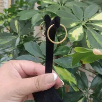 گوشواره حلقه ای زیبا وزن ۱گرم ۸۵۰سوت بافاکتورمعتبر