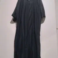 مانتو بلند مشکی جلو بسته (کفتان)