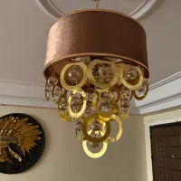 لوستر پارچه کریستال