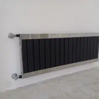 رادیاتور پره ای دور استیل|آبگرمکن، پکیج، شوفاژ|همدان, |دیوار