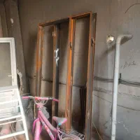چارچوب فلزی اتاق خوابی و درب pvc حمام