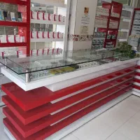 فروش فوری میز پیشخوان تمام کلاسیک قرمزوسفید