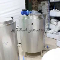پاتیل پروسس تانک دیگ پخت شیر داغ کن 100 لیتر|ظروف پخت‌وپز|قزوین, |دیوار