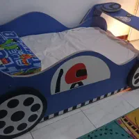 تخت و کمد طرح ماشین چراغدار