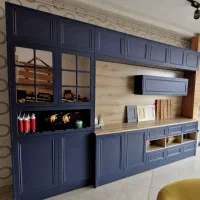 طراحی و ساخت کابینت و دکور چوبی مدرن