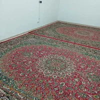 دو تخته فرش ریز ماهی زیبا و تمیز|فرش|خرم‌آباد, |دیوار