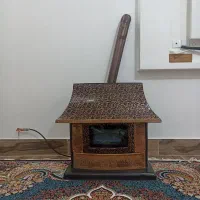 بخاری طرح شومینه سالم مرتب|بخاری، هیتر، شومینه|تایباد, |دیوار