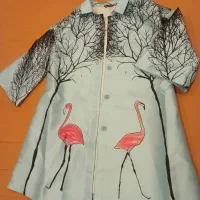 مانتو طرح فلامینگو