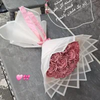 گل روبانی دست ساز باکس کادو|گل مصنوعی|ماکو, |دیوار