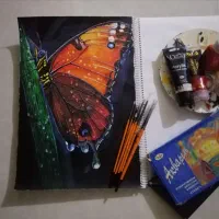 نقاشی ابرنگ نقاشی رویه چوب|تابلو، نقاشی، عکس|شیراز, ریشمک|دیوار