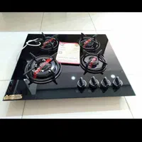 اجاق ۴ شعله شیشه سکوریت