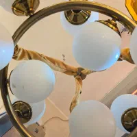 لوستر  مولکولی سرپیچ بزرگ با نوردهی عالی|لوستر و چراغ آویز|خوی, |دیوار