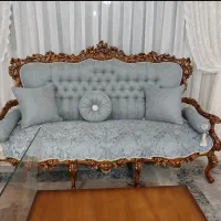 مبل ۹ نفره درجه ۱ چوب راش درحد نو
