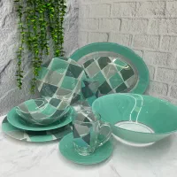 سرویس آرکوپیرکس ۴۶پارچه لومینارک گل فابریک|ظروف سرو و پذیرایی|تهران, شوش (باغ آذری)|دیوار