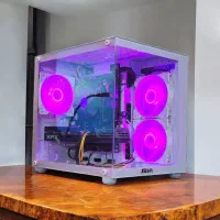 کیس گیمینگ آکواریومی/ SSD 1T/گرافیک 8/رم 16 D4/نو