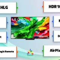 تلویزیون ال جی کیوند 55 و 65 و 75 و 86 و 100 اینچ|تلویزیون و پروژکتور|تهران, امین حضور|دیوار
