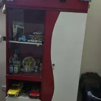 کمد بچه سفید قرمز