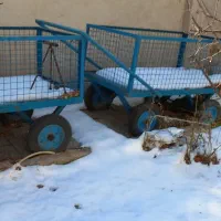 ۶ عدد ارابه با لاستیک بادی