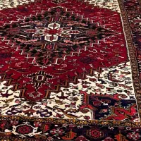 ۲تخته فرش ۶ متری جفت هریس تاجری بارماخ توخوش