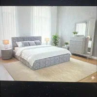 مدل آینه قدی دار سرویس و تخت خواب