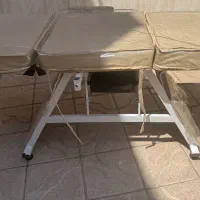 تخت آرایشگاهی مژه فیبروز میکروبلیدینگ ماساژ|آرایشگاه و سالن‌های زیبایی|تبریز, |دیوار