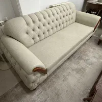 مبل ۸ نفره چستر با چوب راش درجه یک|مبلمان خانگی و میز عسلی|گرگان, |دیوار