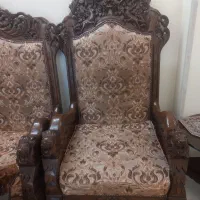 مبل ۹نفره همراه با میز عسلی|مبلمان خانگی و میز عسلی|برخوار, |دیوار