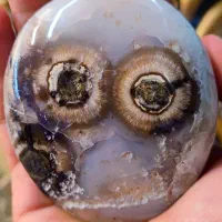 دکوری سنگ شکل آدمک طبیعی کمیاب