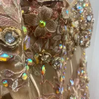 لباس مجلسی مزونی سنگ دوزی شده سایز۴۲تا۴۶|لباس|ری, دولت‌آباد|دیوار