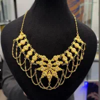 گردنبند طلا ، نمادار و شیک ، جواهری ایران زمین