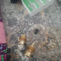 دو جفت زنون خوب طلایی سفید نو|قطعات یدکی و لوازم جانبی|رباطکریم, نصیرشهر|دیوار