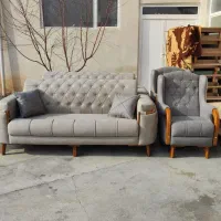 مبل راحتی مینیمال +مدل ونیز پلاس پایه چوبی/