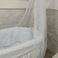 تخت کودک نو استفاده نشده|اسباب و اثاث بچه|قم, بیست متری ولیعصر|دیوار