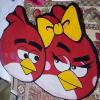 فرش فانتزی کودک . انگری برد