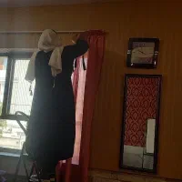 پرده ترگالت (چروک ساده)  دوخته همراه با میل پرده|پرده، رانر، رومیزی|تهران, شهرک استقلال|دیوار