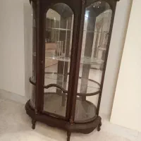 ویترین چوب پشت اینه و لامپ دار نو|بوفه، ویترین، کنسول|قم, بلوار امین و ساحلی|دیوار