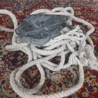 طناب پنبه ای و قرقره