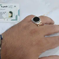 انگشتر مردانه نقره ترکیه|بدلیجات|شهرضا, |دیوار