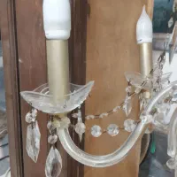 دو عدد لوستر ۶ و ۸ شاخه مدل چک کریستالی|لوستر و چراغ آویز|رشت, خمیران زاهدان|دیوار
