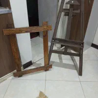پایه بوم همراه با قاب بوم به علت کمبود جا
