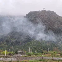 زمین ویو فوق العاده جنگل جنب تله کابین رامسر