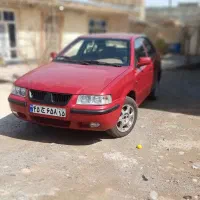 سمند مدل ۸۴ رنگ قرمز مایل به البالویی