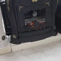بخاری استیل خزر ۳۶ هزار مشکی و سفید