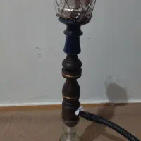 قلیون خوش قیمت خوش کام در حد نو  چوب گردو