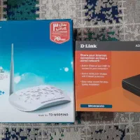 دو عدد مودم d-link و tp-link