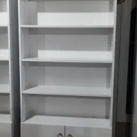 کتابخانه درب دار بدون درب|کتابخانه، شلف، قفسه‌های دیواری|قم, شاه ابراهیم|دیوار