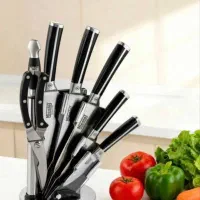 سرویس کارد و ساطور 8 پارچه گردان