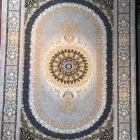 فرش ۹ متری ۷۰۰ شانه نقشه ی طاووس تراکم ۲۵۵۰