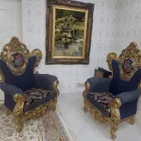 مبل سلطنتی طلا کوب|مبلمان خانگی و میز عسلی|کرمانشاه, |دیوار